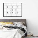 Plakat - Let's get naked