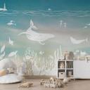 Papel pintado Paraíso submarino - Ombre - Kikki Belle