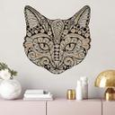 Muursticker Metallic Kat