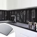 Revêtement pour cuisine - Alu-Dibond - Rustic Kitchen - Argenté