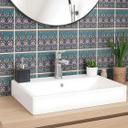 Azulejos Adhesivos Flores de Sarvar - lote de 12