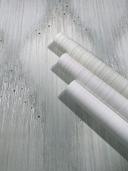Papel pintado no tejido rayas moderno en verde 