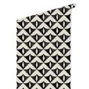Tapet med mønster Geometriske ornamenter i sort-beige - Treechild