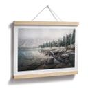 Póster Bosque invernal junto al lago - Rostovskiy