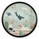 Plakat med havdyr dybt nede i havet - Oliver Robins - Round