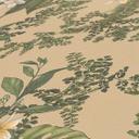 plantetapet med blomster grøn beige - non-woven tapet med blomstermotiver