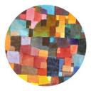 Sticker mural Klee - Raumarchitekturen - Rond