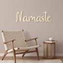 letras de madera 3D - Namasté - Álamo