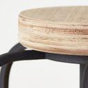 Pendelleuchte Rosalie, braun, 130 x 25 cm, Holz Pendellampe