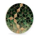 Cuadro de madera Fredriksson - La naturaleza se une a la geometría - Redondo