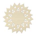 Arte en madera de álamo - Mandala Sun 02