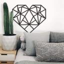 MDF - Decoración en madera corazón de origami