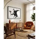 Plakat - Banksy - Flower Thrower
