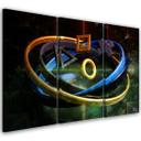 Canvas print 3 dele, knapper til controlleren