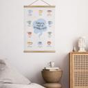 Póster de tela Disfruta de una taza de Positivi-Tea - KsanaKalpa