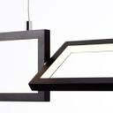 Pendelleuchte Mats, schwarz, 120 x 80,5 cm, Pendellampe