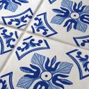 Azulejos Adhesivos Flor de azulejo holandés - lote de 12
