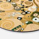 Tableau sur alu-Dibond rond Klimt - Der Lebensbaum