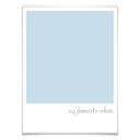 Poster My favourite colour – pastel blue