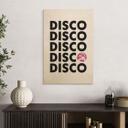 Cuadro de madera Tipografía Retro Disco Vibes - Kerr-Dineen