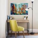 Muurprint Schmucker - Twee Gouden schalen