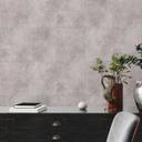 Papel pintado gráfico gris plata - papel pintado texturado efecto metalizado - papel pintado tejido-no tejido salón cocina