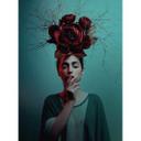 Fotomural Amin - Flores en el pelo