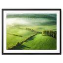 Póster Campos idílicos en la niebla - Keller