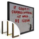Plakat Banksy - If graffiti changed anything