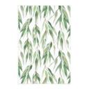 Póster de tela ramas con hojas verdes - UN Designs