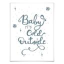 Póster Baby hace frío fuera