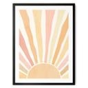 Plakat Boho-solstråler - Manovski