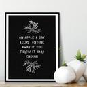 Plakat - Orara Studio - an Apple a day