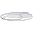 Deckenleuchte Mick, weiß, 7 x 50 cm, Metall Deckenlampe, dimmbar