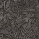 Papel pintado de hojas tropicales en tonos grises - papel pintado no tejido con efecto de profundidad