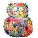 Muursticker Hagenmeyer – Happy Monster