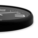 Moderne Schwarze Wanduhr - Rund Ø39 cm