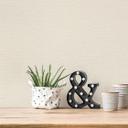 Mat tapet med stofstruktur i hvid non-woven tapet med stofstruktur Hygge