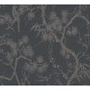 Papel pintado tejido-no tejido Livingwalls Metropolitan Stories Papel pintado asiático con bonsai Mio Tokyo gris, negro
