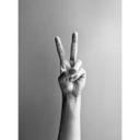 Fotomural Victory Hand - Signo de paz y victoria - Bühler