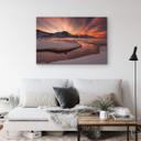 Tableau sur verre Zakravsky - Coucher du soleil doré