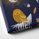 Lienzo Animales del bosque de noche - UN Designs