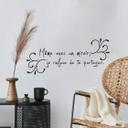 Sticker mural Même avec un miroir