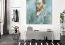 Akrylbillede Pixelart - van Gogh - Selvportræt 1889