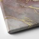 Cuadro Lienzo Estructuras nobles en dorado y morado - Shelest