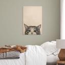 Cuadro de madera Gato curioso - Korenkova
