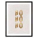 Plakat Ho Ho Ho in Gold - Orara Studio