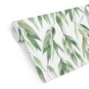 Tapet med mønster grene med grønne blade - UN Designs