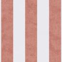 Papel pintado a rayas óxido rojo blanco - Papel pintado no tejido con rayas anchas
