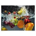 Póster de fruta refrescante
